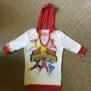 Woman’s Power Rangers top, size small, Power Rangers Super Legends